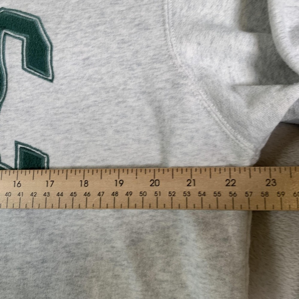 Hollister Sweatshirt Mens Medium NYC New‎ York City Chenille Applique Crewneck - Picture 4 of 11